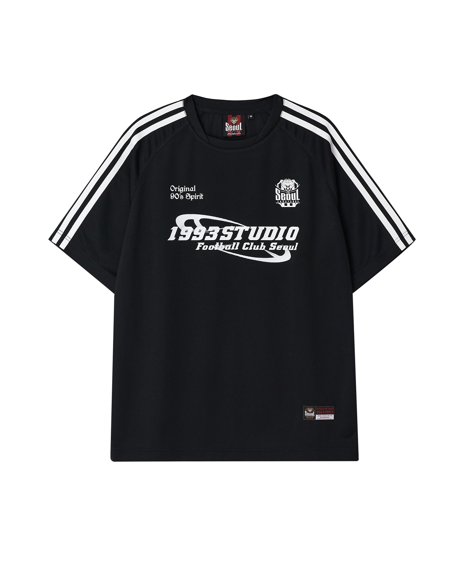 1993스튜디오(1993STUDIO) [FC서울] 풋볼 트랙 저지 티셔츠_블랙