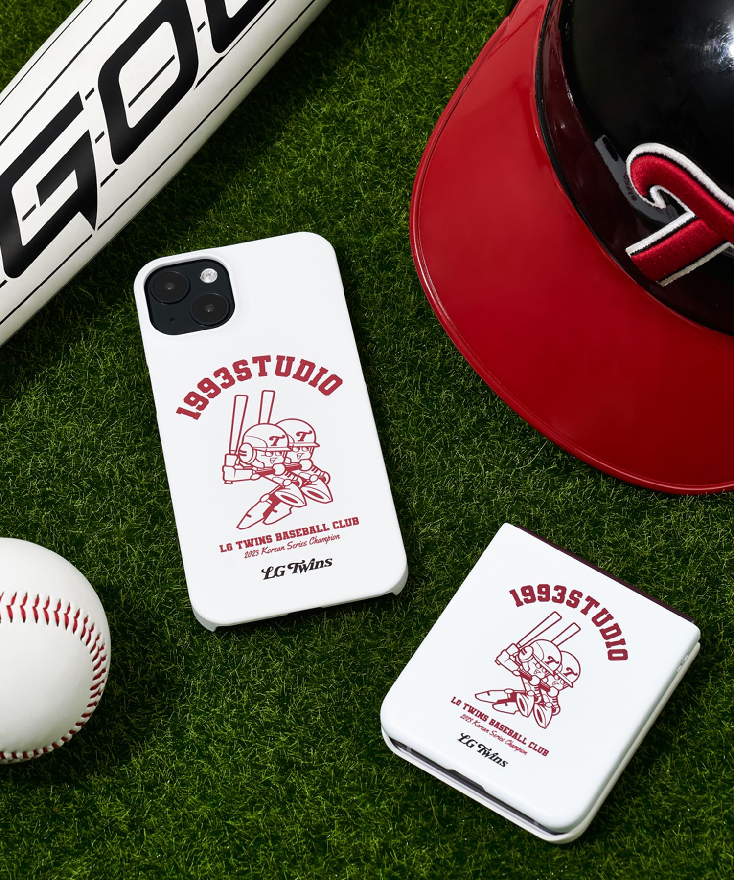 LG TWINS アイロンステッカーセット SOOBIN MUSINSA | 1993STUDIO [LG Twins] Twins Mascot Hard Case