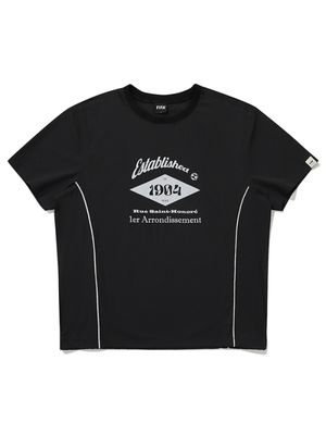 우븐 그래픽 피스테 (블랙)