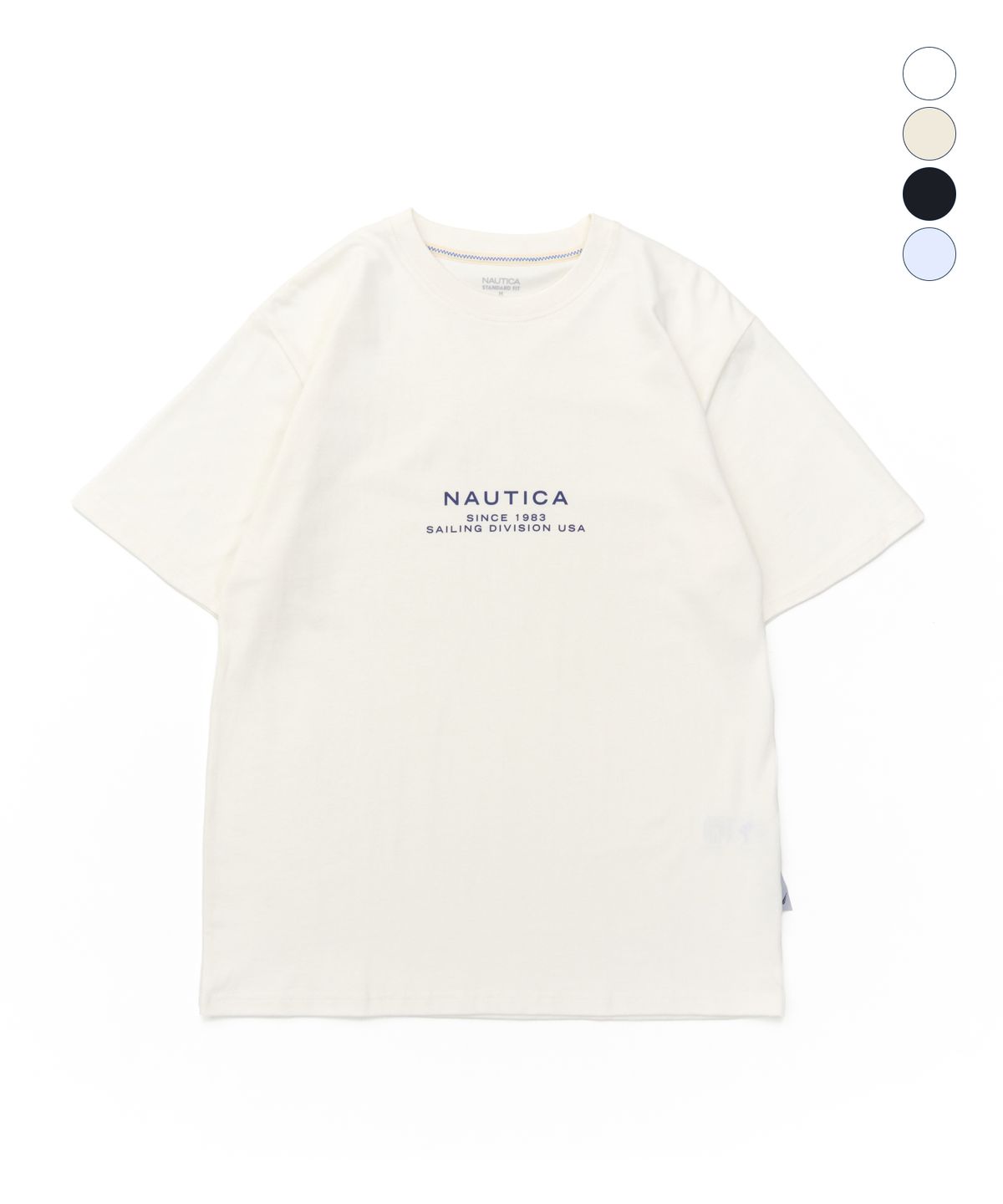 노티카(NAUTICA) 세일링 스몰로고 티셔츠