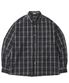 빈티지 워싱 블랙 체크셔츠