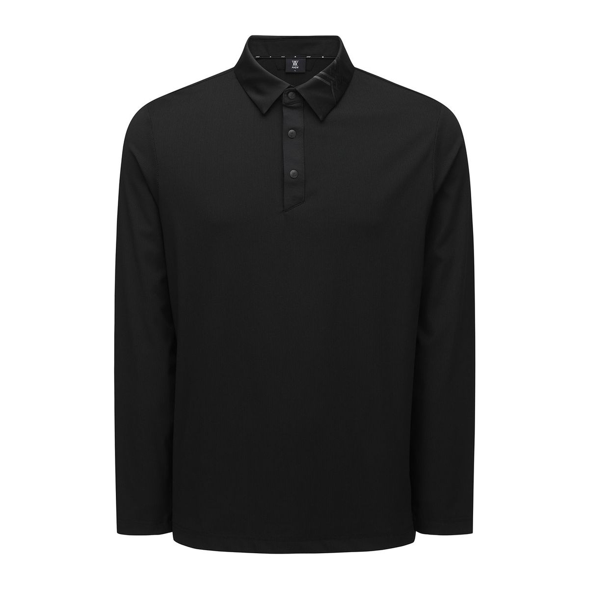 어뉴골프(ANEW GOLF) MEN NECK POINT LONG T-SHIRT_BK