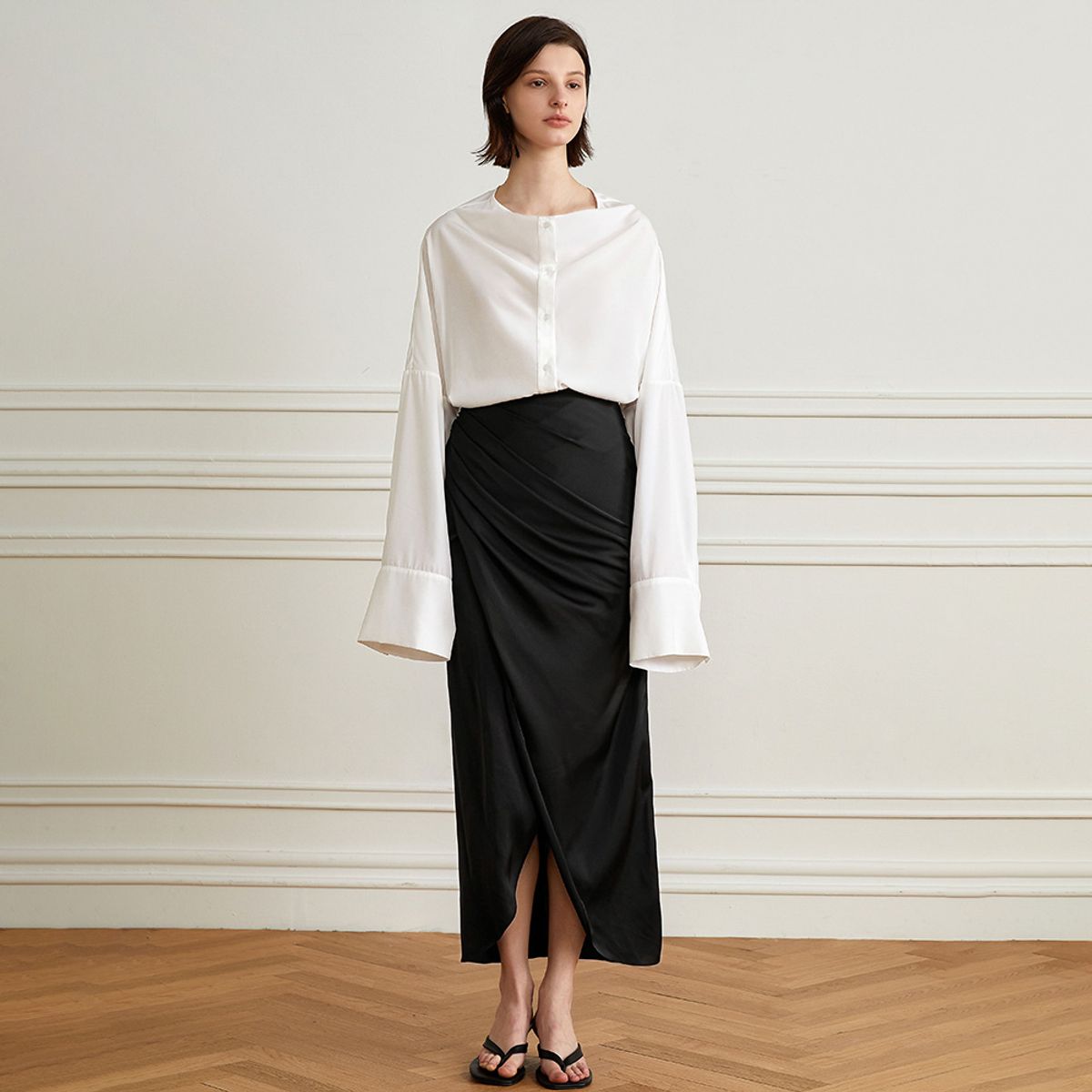 와이와이아이엠(YYIAM) YY_High-waisted bodycon skirt