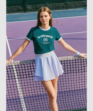 플레어 스커트 화이트(QP222TSK52)