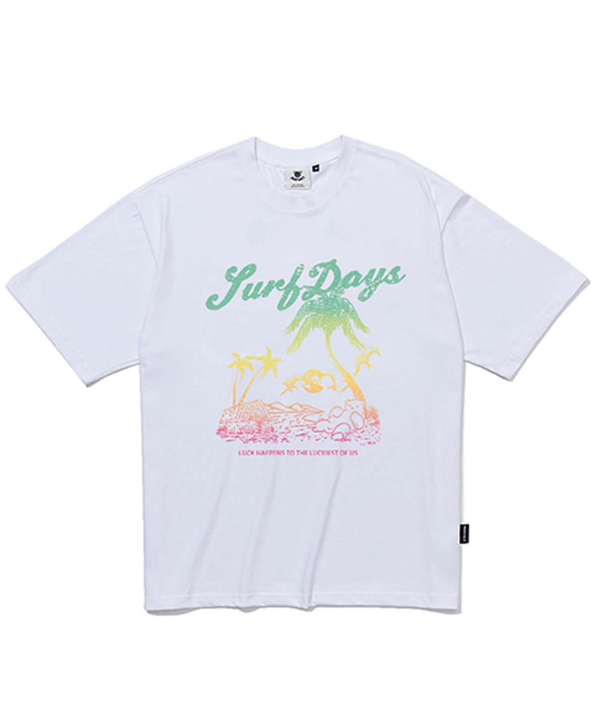 디스펑트(DYSFUNCT) PALM TREE T-SHIRT (WHITE)
