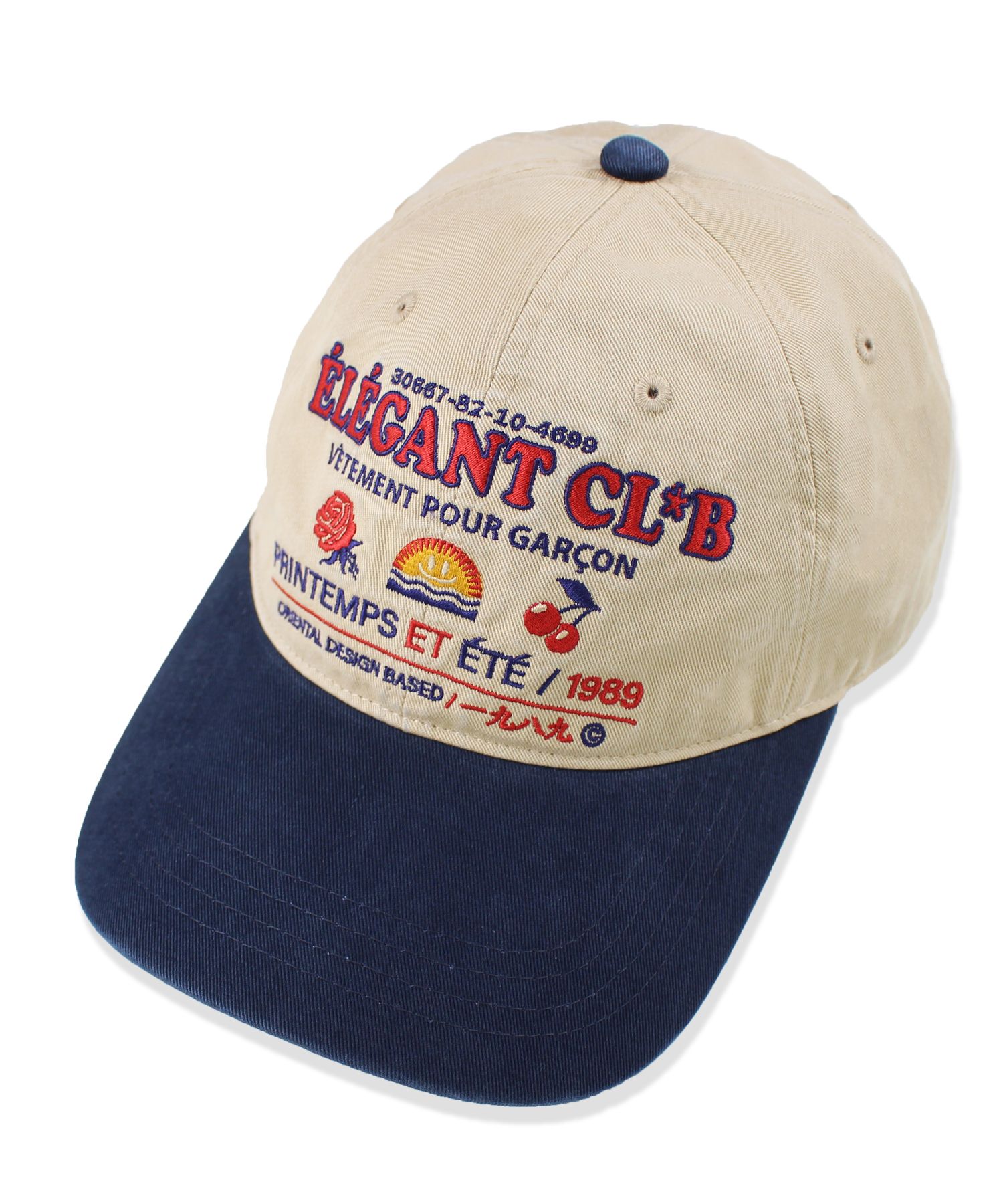 キャップ CONICHIWA bonjour Elegant Cap Beige Navy MUSINSA | CONICHIWA BONJOUR Elegant Cap (Beige/Navy)