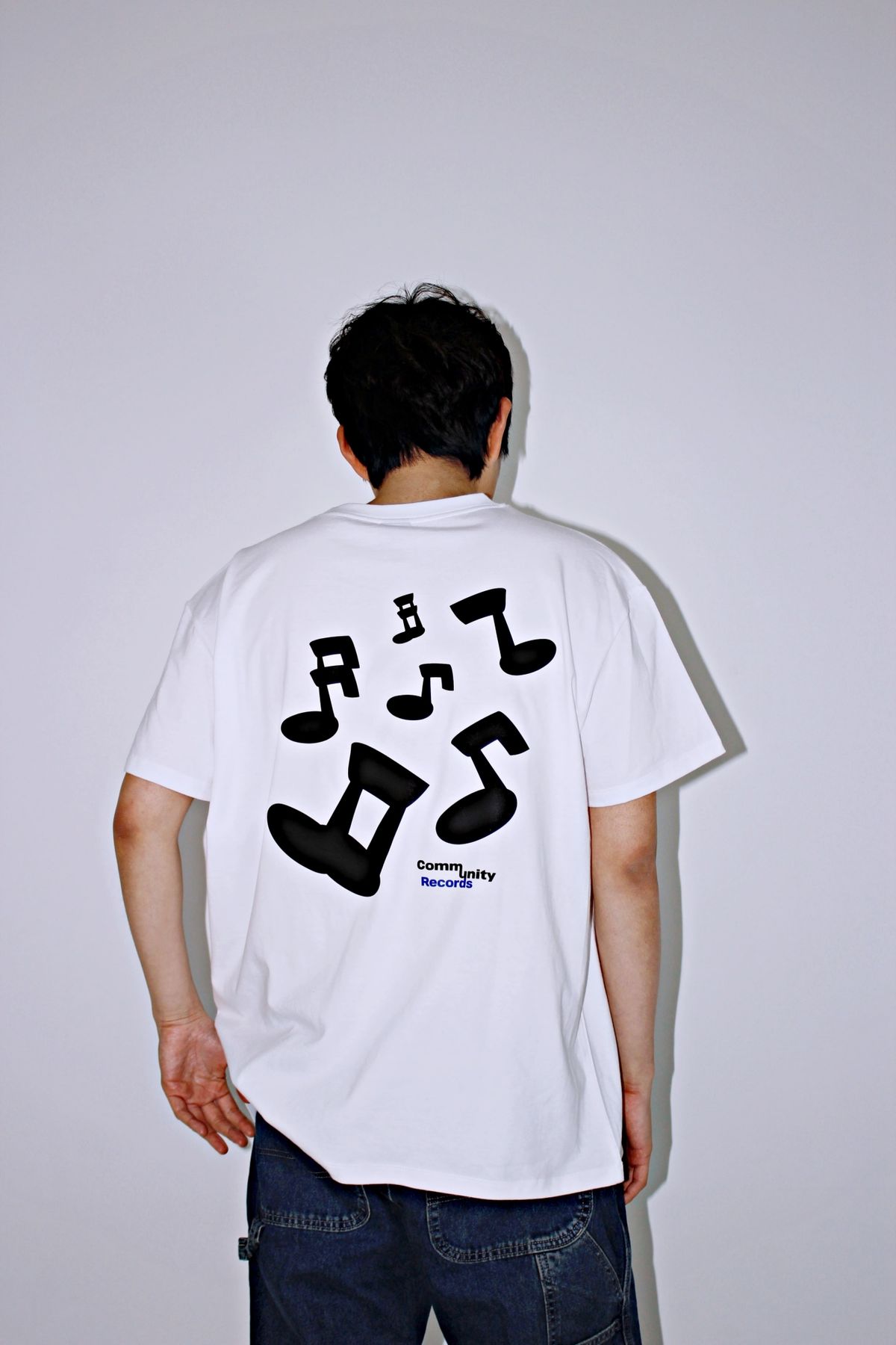 커뮤니티클럽(COMMUNITY CLUB) MUSIC NOTE TEE White