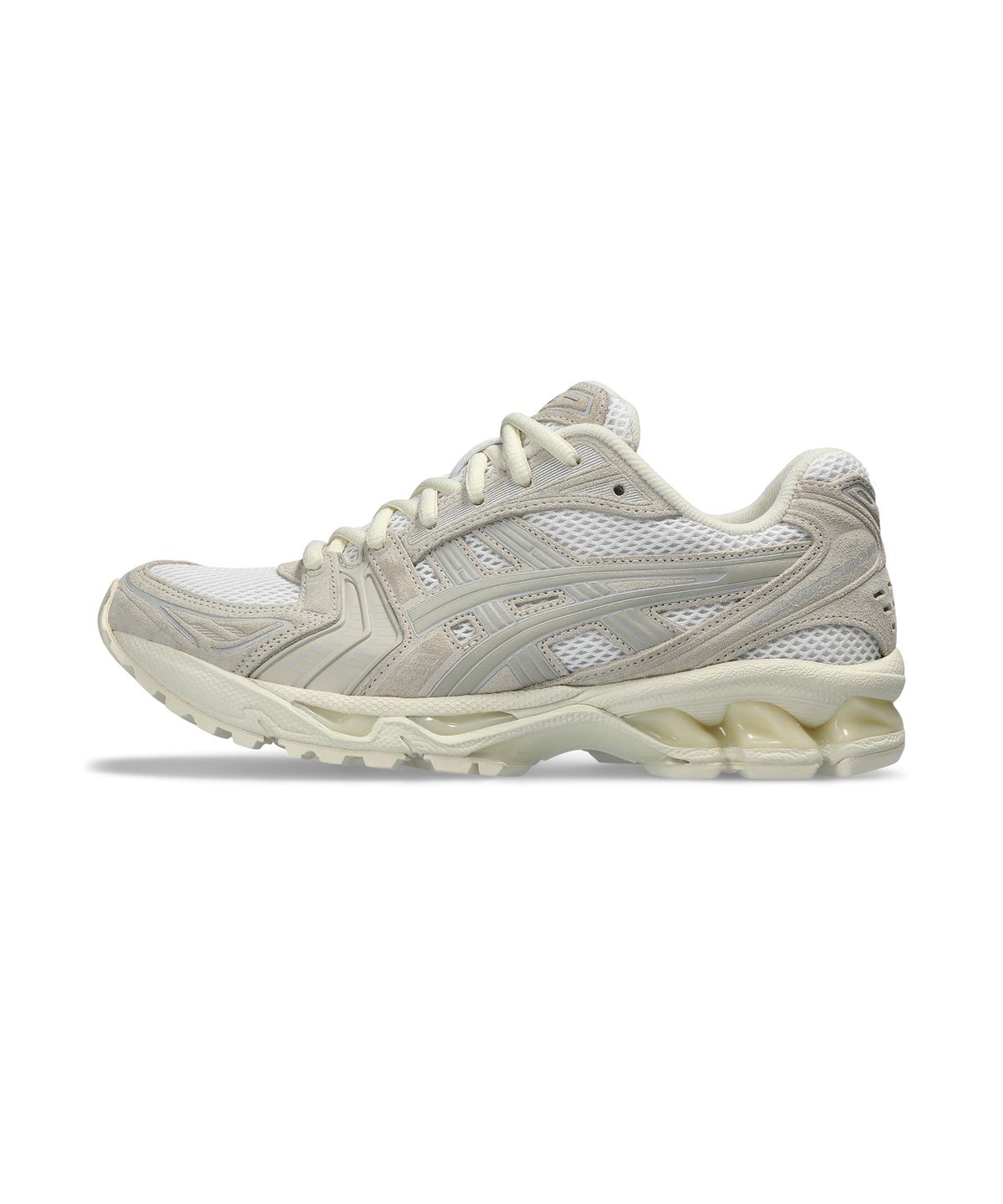 아식스(ASICS) 젤-카야노 14 - 화이트:스모크 그레이 / 1202A105-103