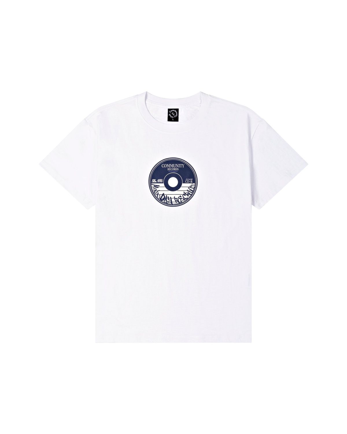 커뮤니티클럽(COMMUNITY CLUB) COMPACT DISC TEE White