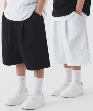 [2 PACK] 딥 원 턱 스웨트 하프팬츠 (3color)