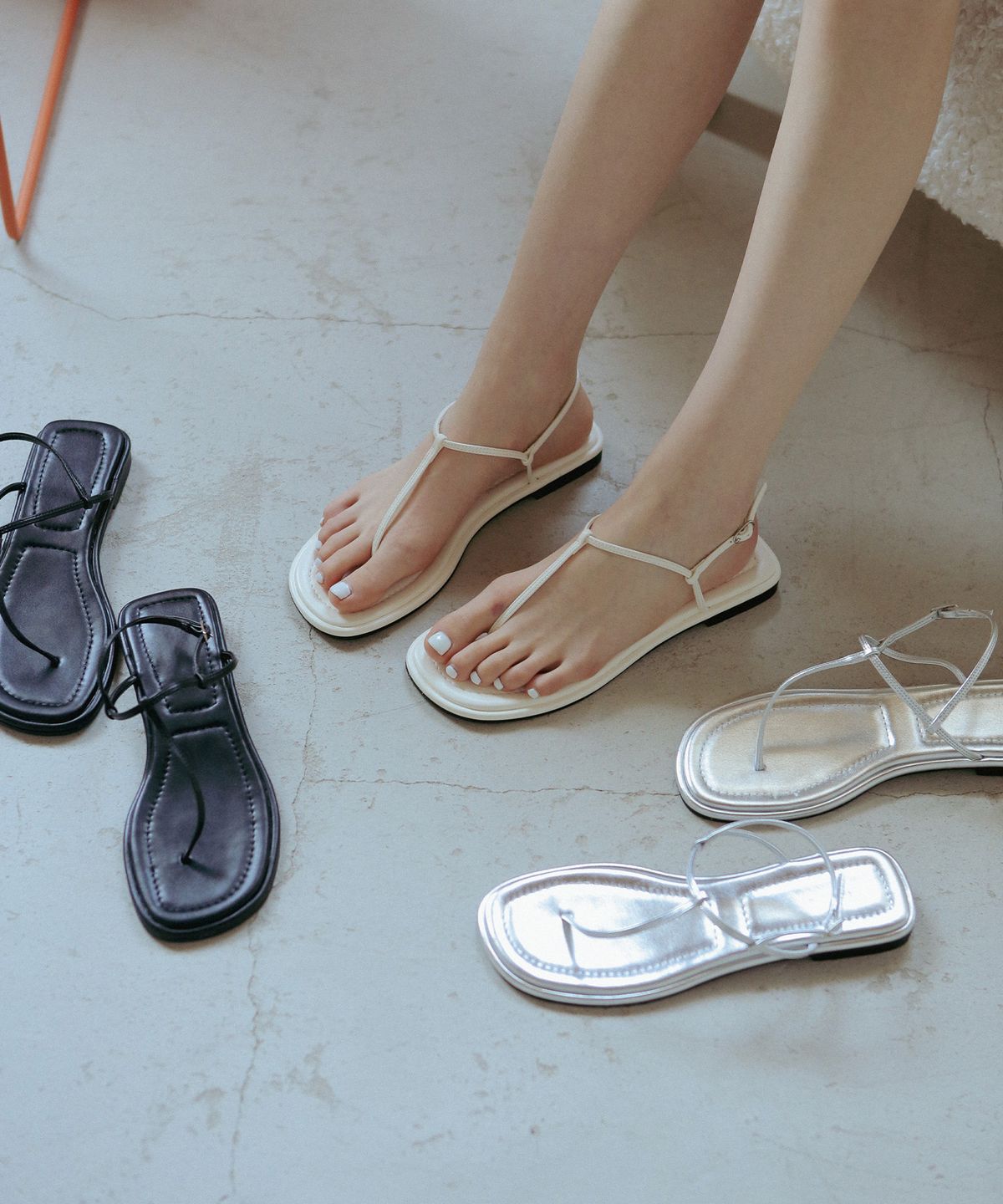 프리플라(FRI FLA) flo9926 Simple strap flip-flop _ 3colors