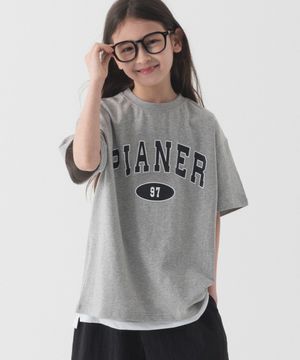 97 아치 로고 오버핏 반팔 (멜란지)