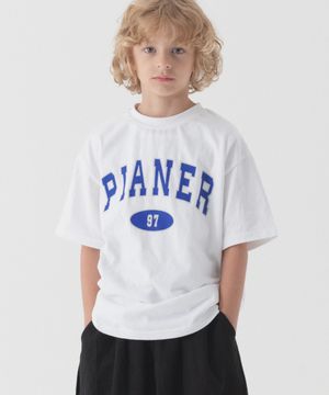 97 아치 로고 오버핏 반팔 (화이트)