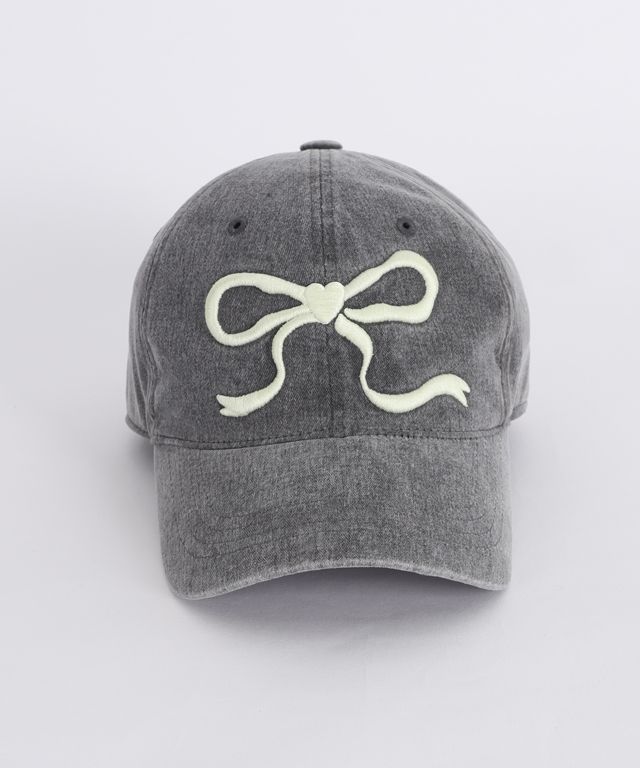 ★RONRON★HEART RIBBON BALL CAP★関税込★ RONRON] Heart Ribbon Ball Cap – Arielle Store