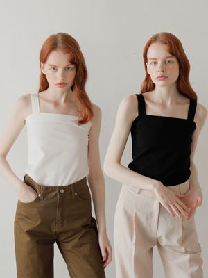 [ 2 PACK ] SLEEVELESS TEE / 2COLOR