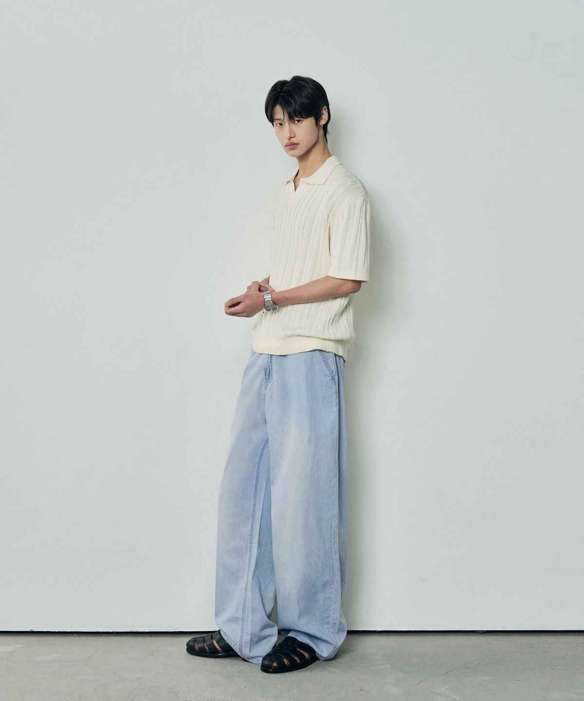 아워데이즈(OURDAYZ) 쿨 린넨 브리즈 데님 팬츠 [LIGHT BLUE]