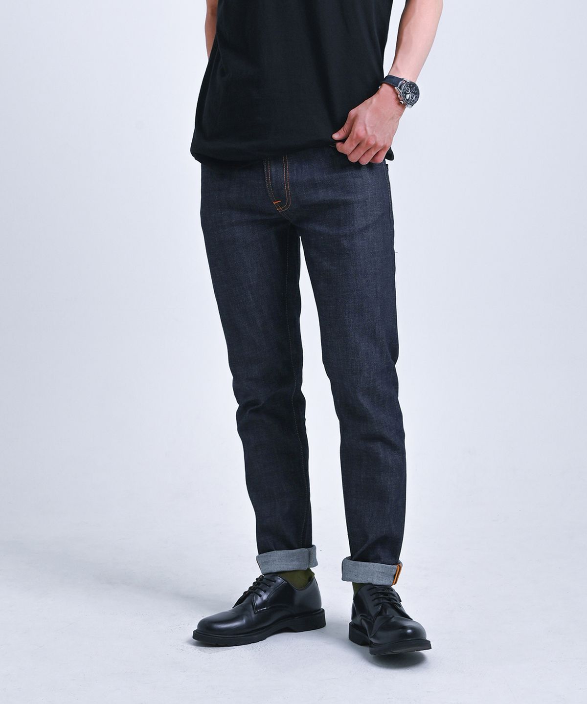 누디진(NUDIEJEANS) 씬핀 Dry Twill 111085