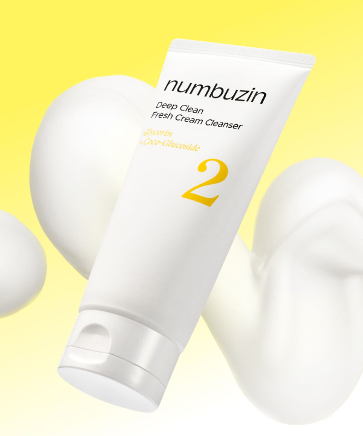 넘버즈인(NUMBUZIN) 2번 딥클린 생크림 클렌징폼 120ml