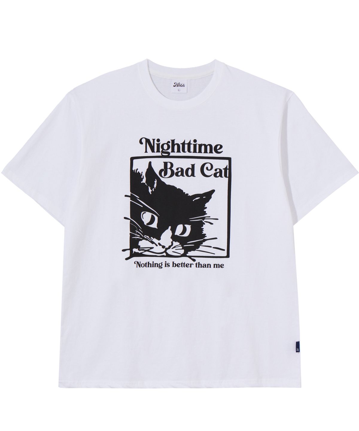 낫띵이즈베럴댄미(NOTHINGISBETTERTHANME) BAD CAT TEE_white