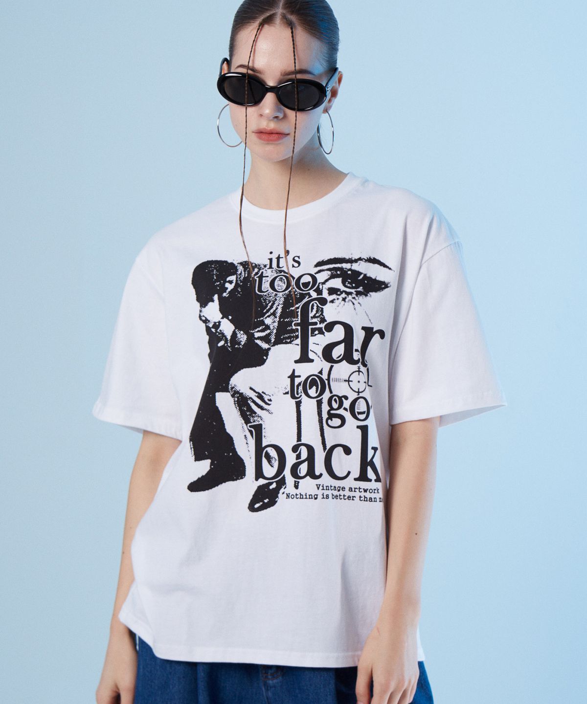 낫띵이즈베럴댄미(NOTHINGISBETTERTHANME) VINTAGE ARTWORK TEE_white