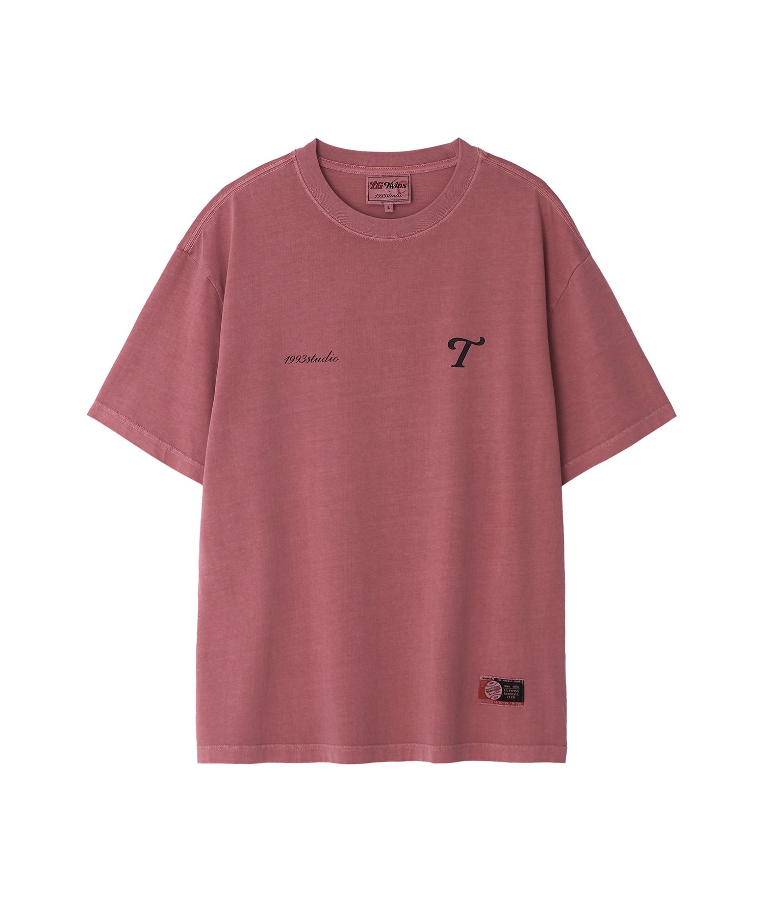 MUSINSA 1993STUDIO [LG Twins] Pigment Baseball Graphic T-Shirt_Red