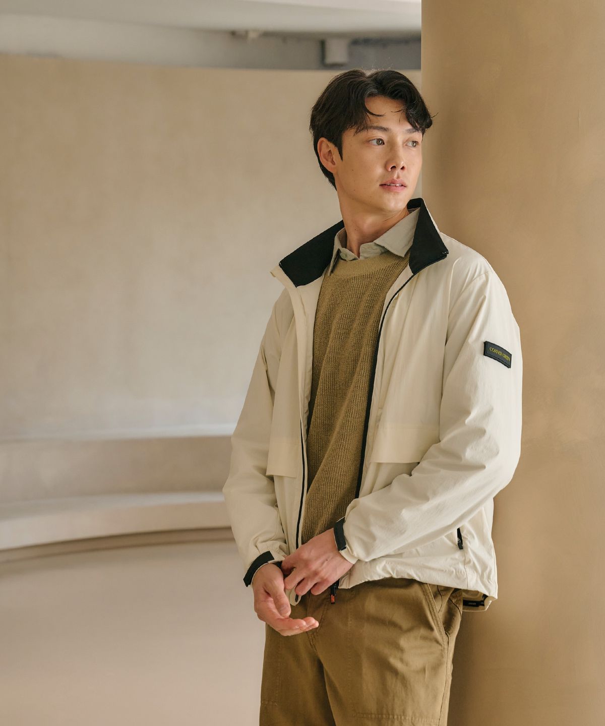 코너그린(CORNER GREEN) 멘즈 필드 골프자켓 [크림] MGW41CRE