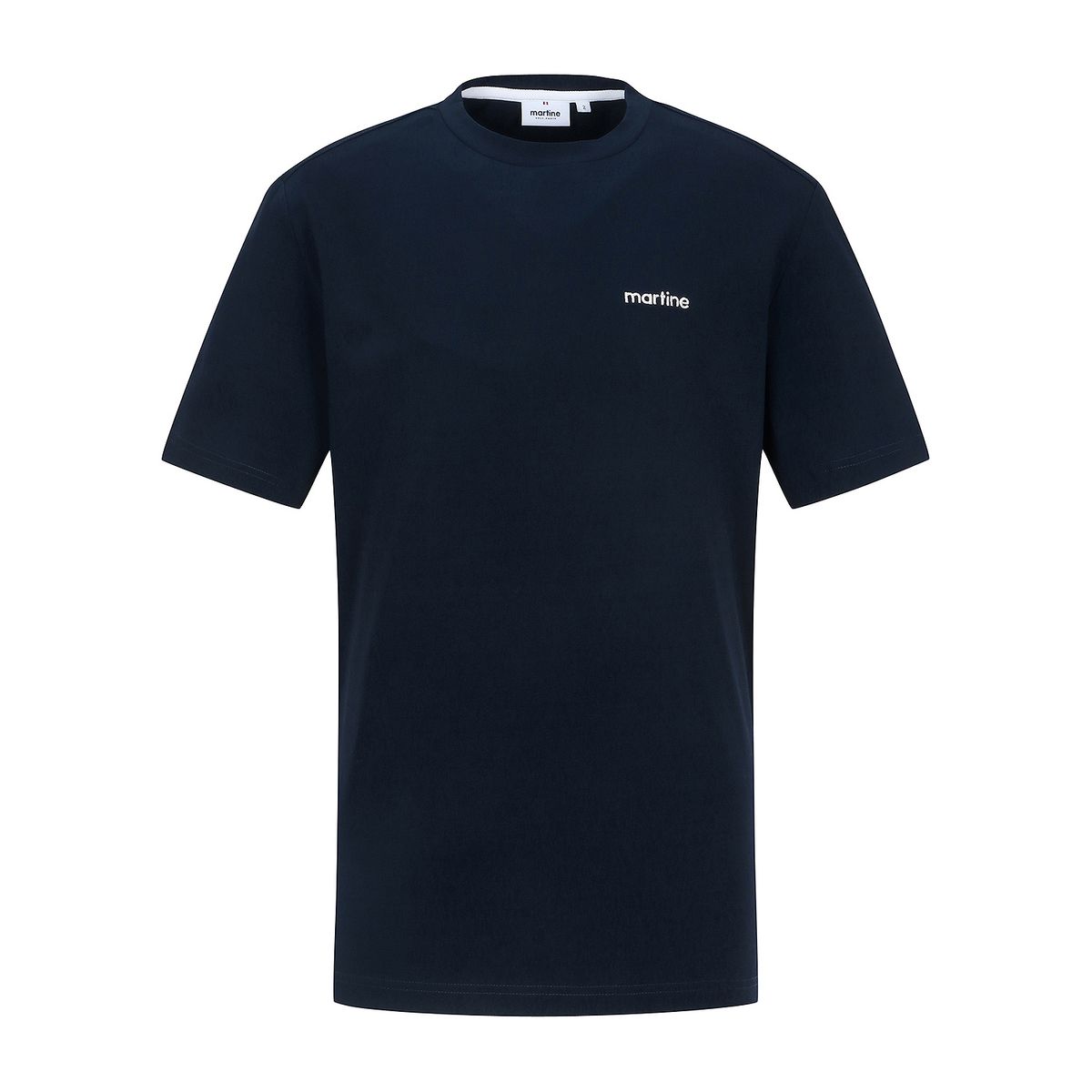 마틴골프(MARTINE GOLF) Print Round T-Shirts_Navy (Men)