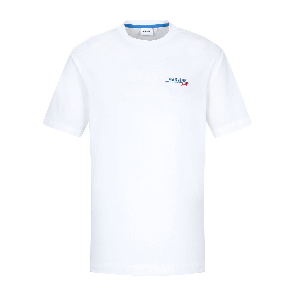 마틴골프(MARTINE GOLF) Print Round T-Shirts_White (Men)