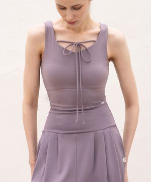 홀터 스트랩 탱크톱_ 그레이릿지(FMTT101)