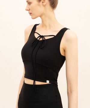 홀터 스트랩 탱크톱_ 뉴블랙(FMTT101)