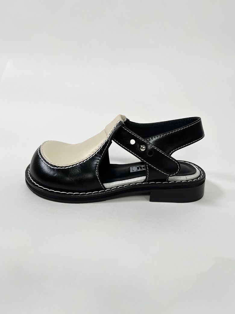 Mocca Sandal  Women [Black&Ivory]