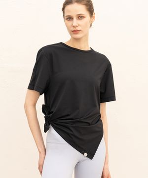 사이드 슬릿 반팔_ 뉴블랙(FMST403)