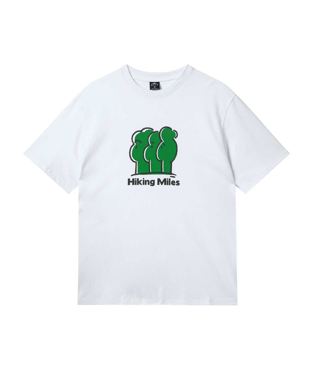 고요웨어(GOYOWEAR) 하이킹 마일즈 티셔츠 (화이트)