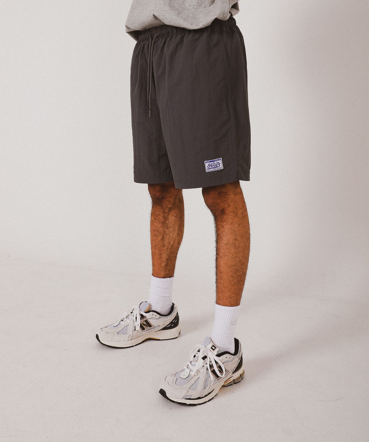 올데이훕스(ALL DAY HOOPS) 올데훕 워셔블 나일론 쇼츠 그레이