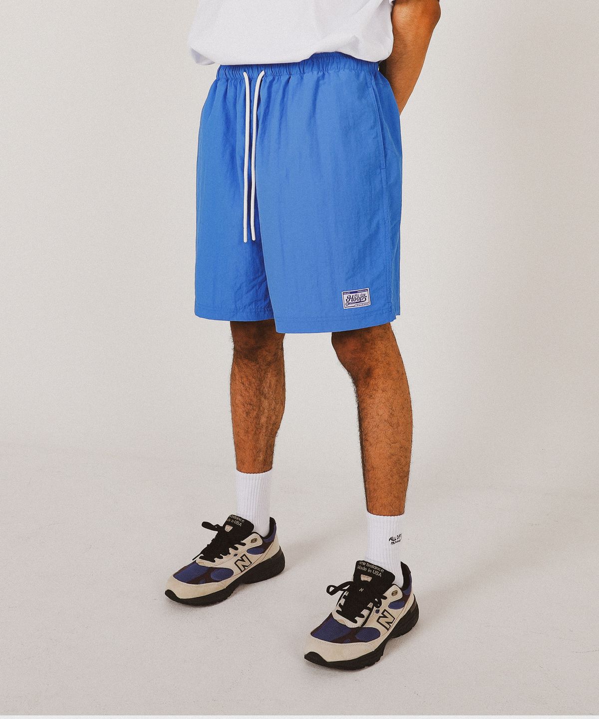 올데이훕스(ALL DAY HOOPS) 올데훕 워셔블 나일론 쇼츠 블루