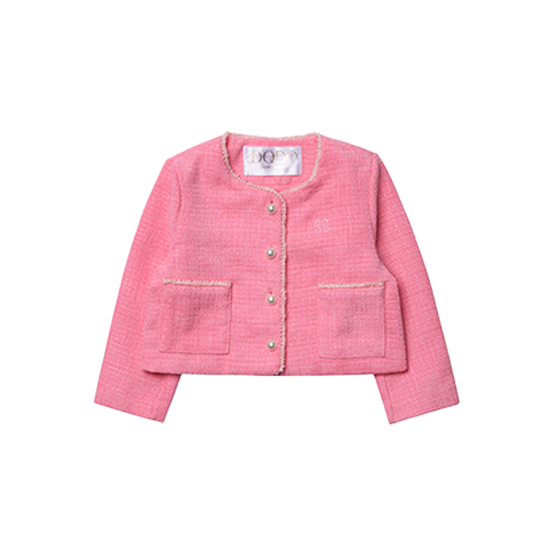 Original Dodo Tweed Jacket (Sherbert Pink)_여아용 트위드자켓