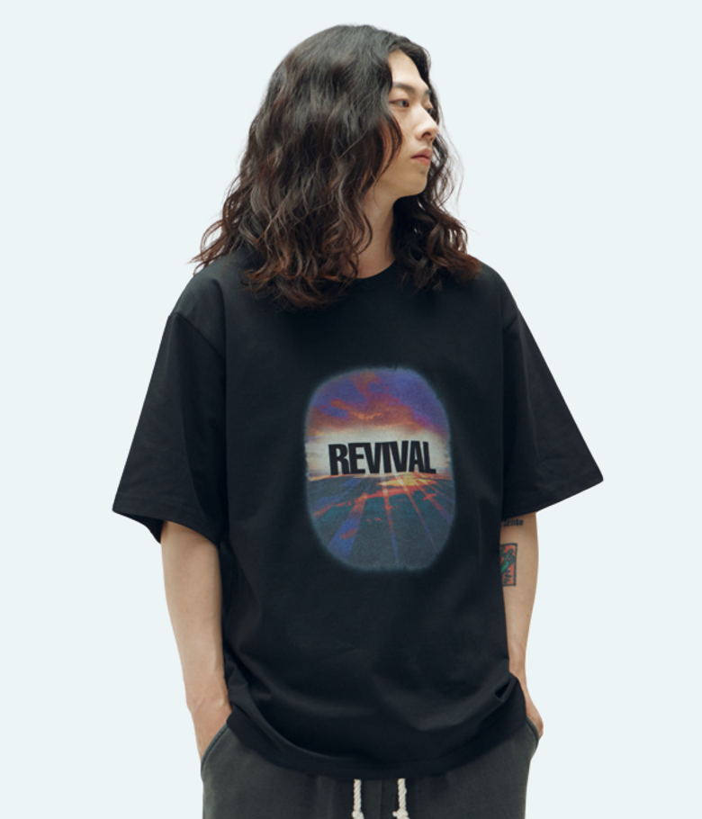 [PRIMATE X FEELENUFF] REVIVAL TEE BLACK