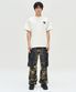 유니섹스 스툴 패치 로고 티셔츠 atb1329u(WHITE)