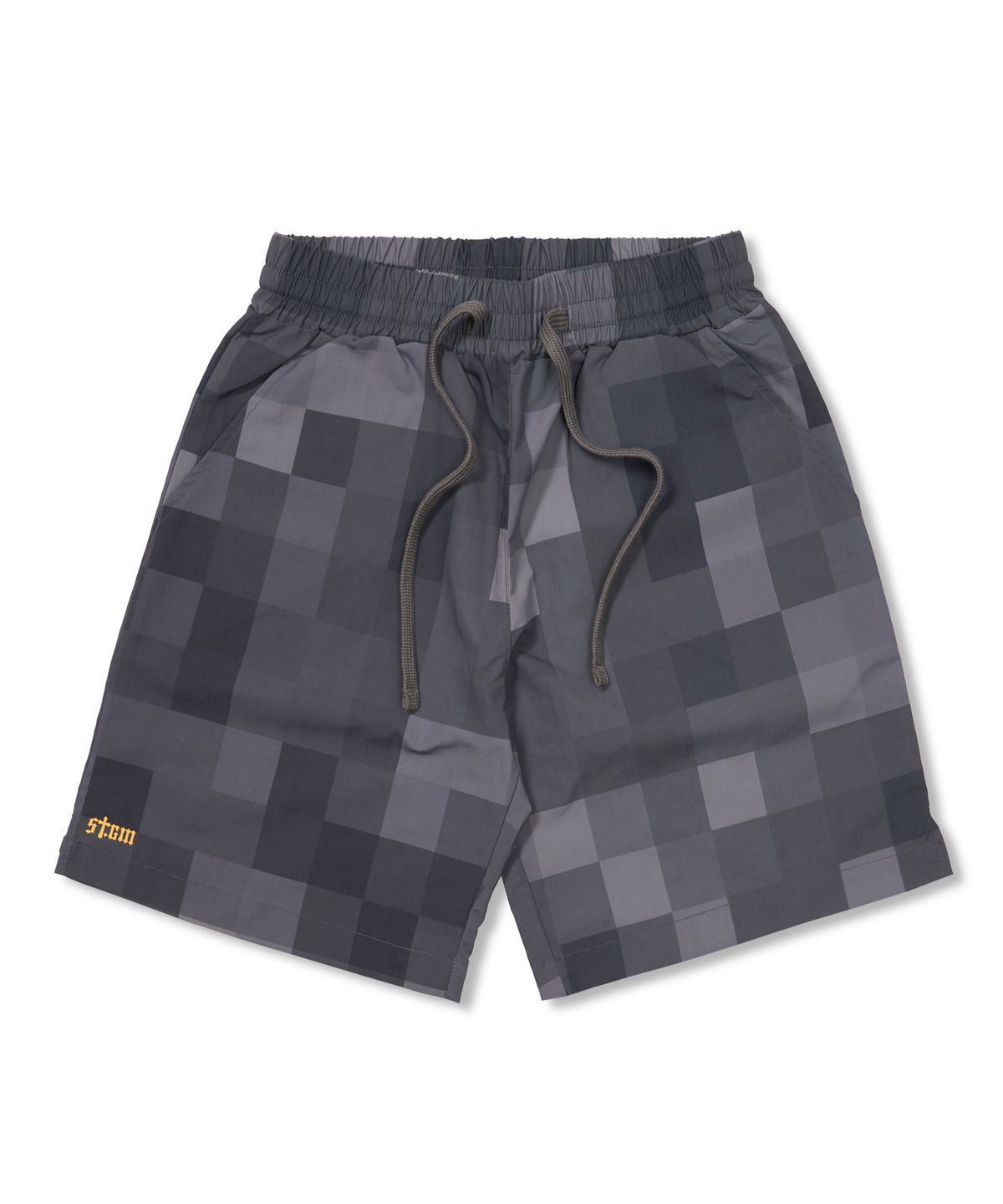 스티그마(STIGMA) Square Camouflage Short Pants Gray