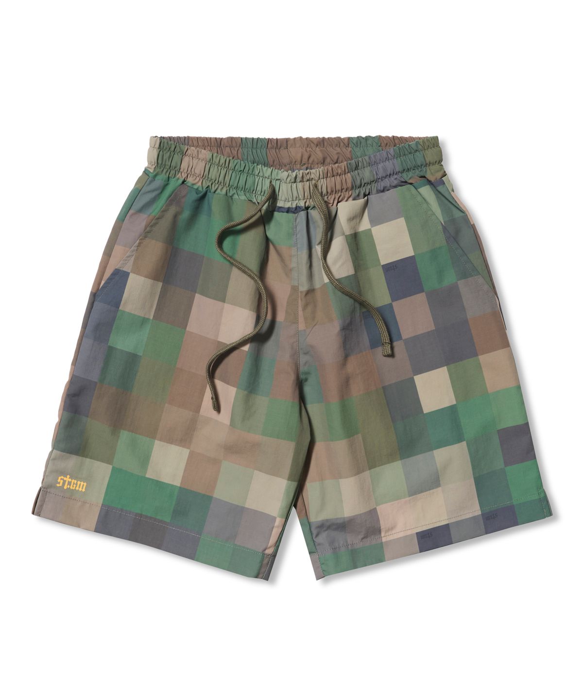 스티그마(STIGMA) Square Camouflage Short Pants Green