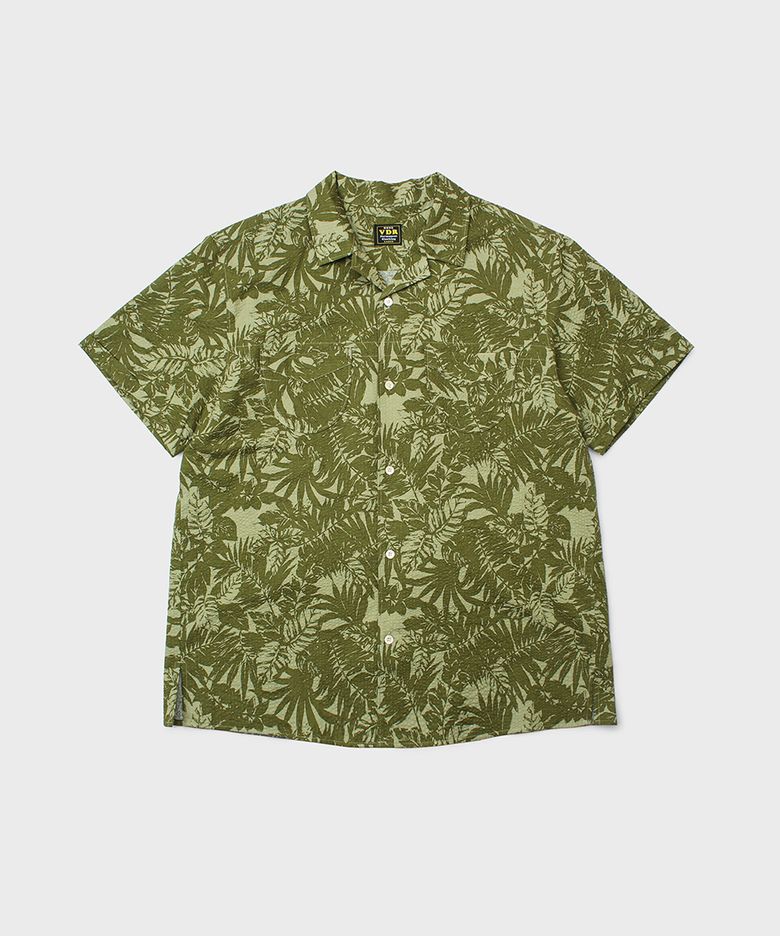 BOTANICAL HAWAIIAN SHIRTS [Peaceful Green]
