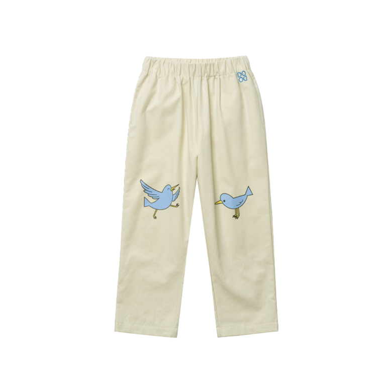 Simply Dodo Pants with Blue Birds (Ivory)_아동용 바지