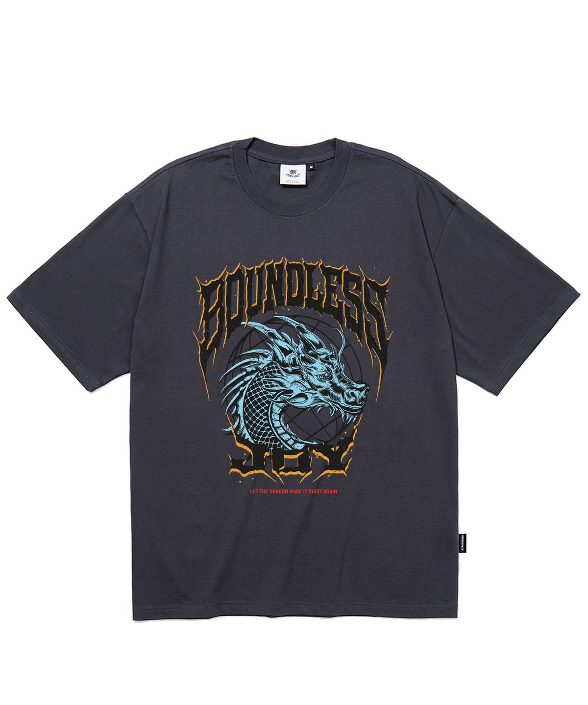 디스펑트(DYSFUNCT) THE DRAGON T-SHIRT (CHARCOAL)