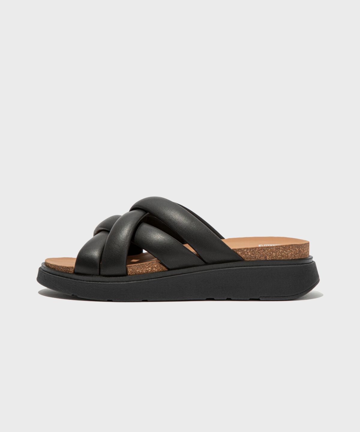핏플랍(FITFLOP) 젠-FF 패디드 스트랩 슬라이드 All Black