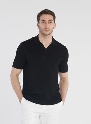 [L~3XL] 오픈 카라 반팔 니트_8 COLOR