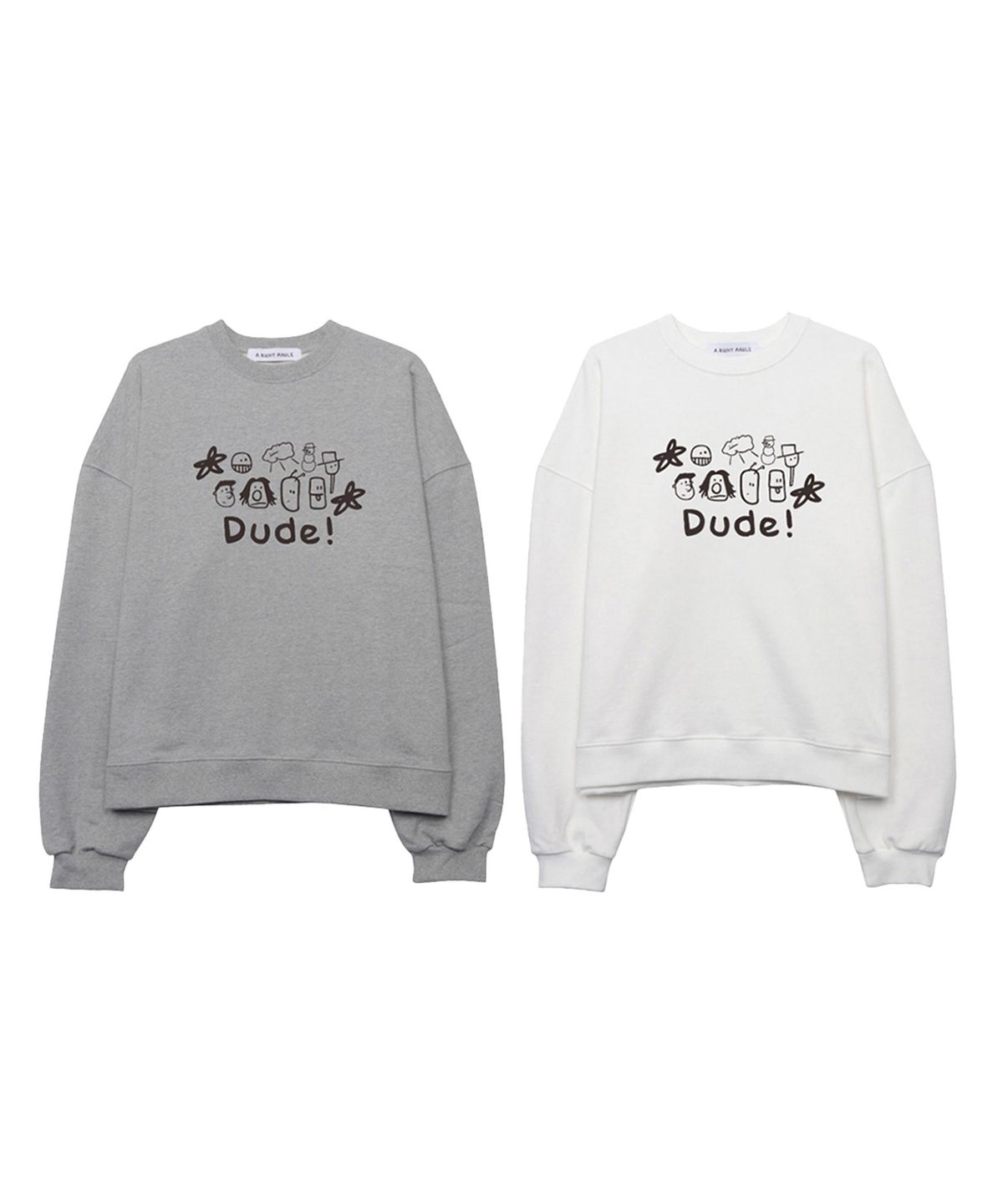 어라이트앵글(ARIGHTANGLE) Heavycotton dude sweatshirt (2 Color)