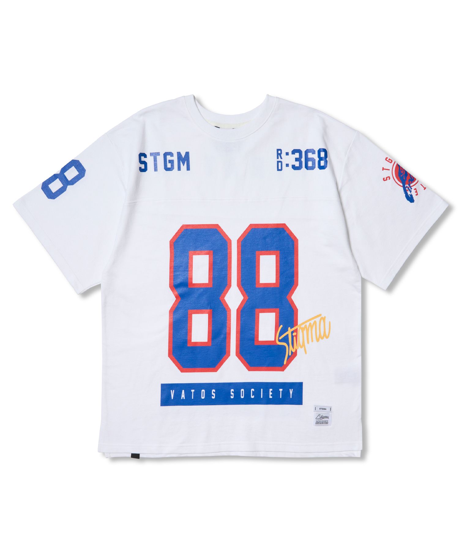 MUSINSA公式 | STIGMA 88 Football Oversized Short Sleeves T