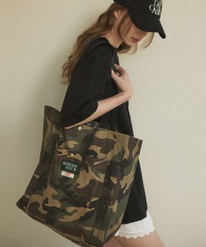 에버 카모 플라쥬 에코백 -ONE SIZE
