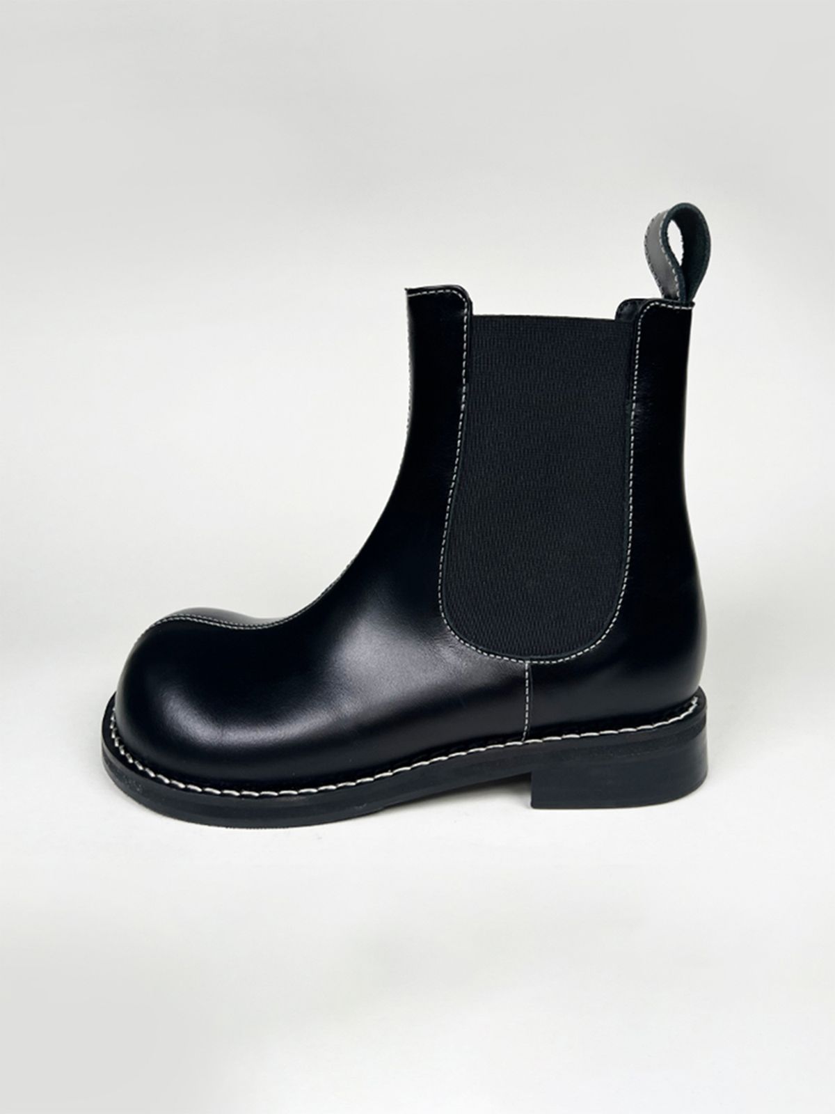 히푸(hippu) Side Gore Boots Women [Black]