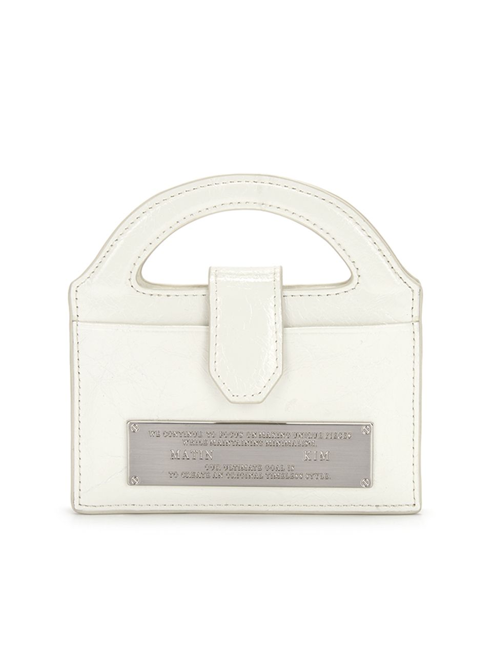 ●MATIN KIM●HANDLE ACCORDION CHAIN WALLET IN YELLOW ACCORDION WALLET IN LIGHT YELLOW – Matin Kim